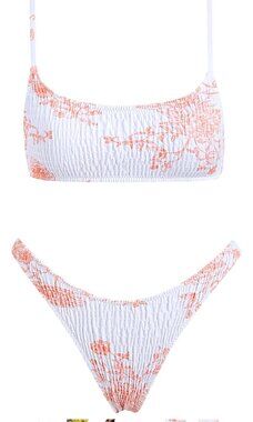NWT VOLAFA Women's Triangle Bikini Set Sz Large Swimsuit Bathing Suit